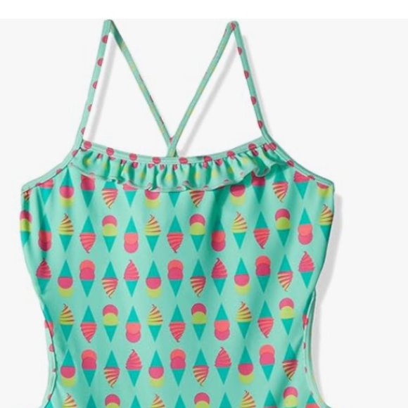 VIGOSS Girls' Ice Cream Party Monokini Size 10/12 9174 - Picture 2 of 3